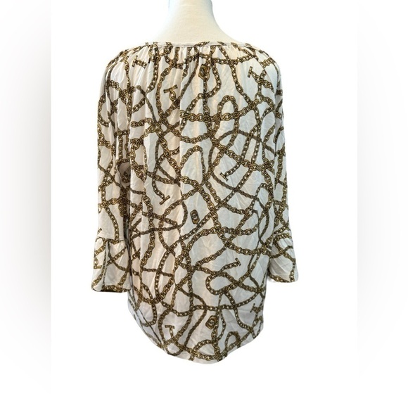 Michael Kors | 3/4 Length Bell Sleeve Blouse - Picture 4 of 7